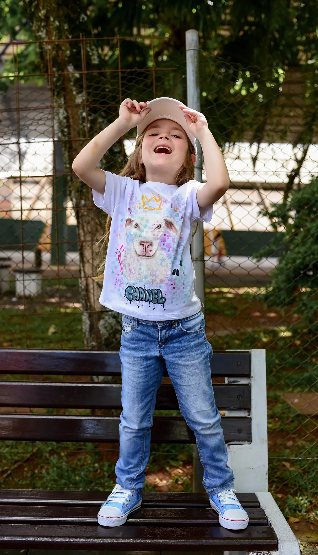 Camiseta Infantil Ovelha Chanel 100% algodão TAM 1-2 e TAM 2-4 - Imagem 5