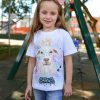 Camiseta Infantil Ovelha Chanel 100% algodão TAM 1-2 e TAM 2-4 - Thumbnail Image 4