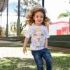 Camiseta Infantil Ovelha Chanel 100% algodão TAM 1-2 e TAM 2-4 - Thumbnail Image 1