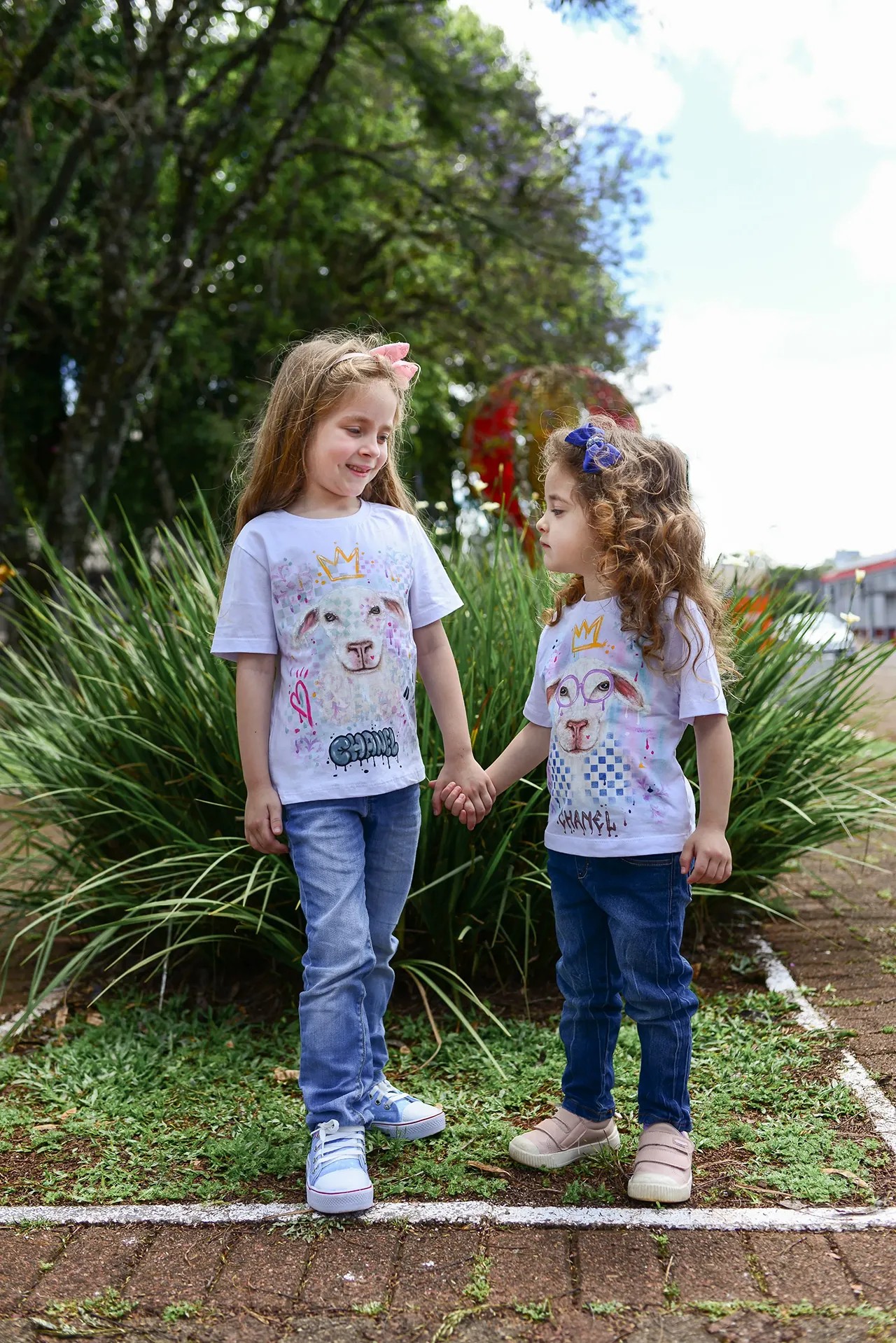 Camiseta Infantil Ovelha Chanel 100% algodão TAM 1-2 e TAM 2-4 - Imagem 3