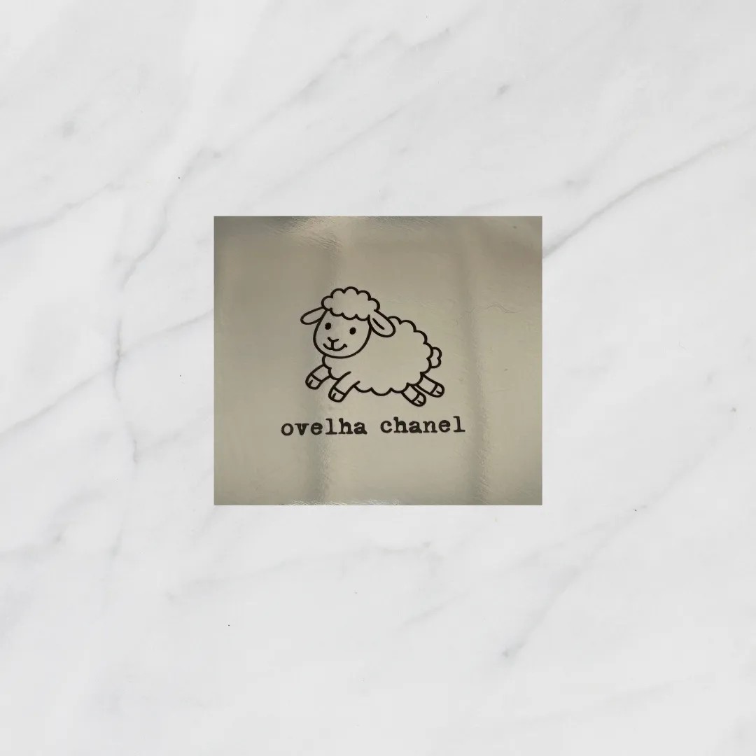 Prato Inox Infantil Ovelha Chanel - Imagem 2